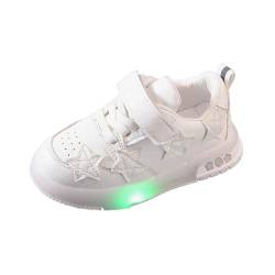 Turnschuhe Jungen Mädchen - Kinderschuhe für Jungen und Mädchen rutschfest Luftpolster Turnschuhe Breite Füße Weisse Sohle Flach Dicker Boden rutschfest Outdoor Fitness Sneaker Jungenschuhe Unisex von Generic