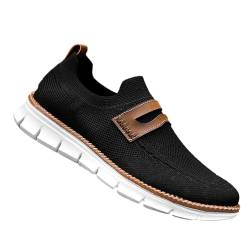 Laufschuhe für Herren, Damen, ultraleicht, sportlich, lässig, leicht, atmungsaktiv, Sport, Laufen, Joggen, Walking, Freizeitschuhe, Schwarz , 46 EU von Genérico