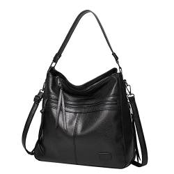 11971731031 Schulrucksack GeldböRse Herren Slim Wa Handtaschen für Damen Große Designer-Damentasche Bucket Purse Leather 11971731031 Schulrucksack GeldböRse Herren Slim Wa (Black, One Size) von Generisch