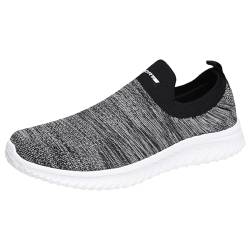 Atmungsaktive Sport-Freizeitschuhe für Herren und Damen, leicht, zum Spazierengehen, Laufen, Sneaker, grau, 40 2/3 EU von Generisch