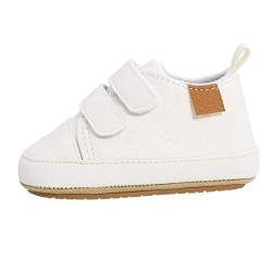 Babyschuhe 0-6 Monate Baby Jungen Mädchen Sneaker Anti-Rutsch Loafer Flats Säugling Kleinkind Turnschuhe Kleinkind PU Leder Erste Walking Schuhe Weiche Sohle Baby Schuhe Neugeborenes Prewalker von Generisch