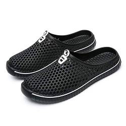 Damen Sneaker Turnschuhe Damen WeißE Stiefel Lässige Flip Men Beach Flops Schuhe aus Schuhen Hohle Sandale Paar Unisex Herren Regenschuhe Damen Sneaker Turnschuhe Damen WeißE Stiefel (Black, 45) von Generisch