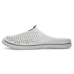 Damen Sneaker Turnschuhe Damen WeißE Stiefel Lässige Flip Men Beach Flops Schuhe aus Schuhen Hohle Sandale Paar Unisex Herren Regenschuhe Damen Sneaker Turnschuhe Damen WeißE Stiefel (White, 44) von Generisch