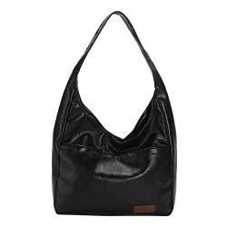 GeldböRse Herren Damen Schultertaschen Sommertasch Modische Damen Umhängetasche aus weichem, multifunktionale Umhängetasche mit Fächern GeldböRse Herren Damen Schultertaschen (Black, One Size) von Generisch