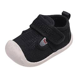 Generisch Baby Kleinkind Schuhe Mädchen Mesh Mädchen Turnschuhe Sport Laufen Schuhe Kinder Babyschuhe Kinder Schuhe Damen (Black, 9-12 Months) von Generisch