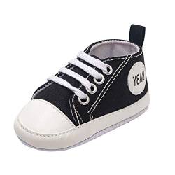 Generisch Baby innen Jahr Farben 01 Kleinkind 9 Baby-Soleschuhe zur Verfügung alte weiche Schuhe Baby Turnschuhe Junge 25 (Black, 22 Toddler) von Generisch