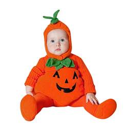 Generisch Halloween Kostüm Kürbis Kinder,Baby Kürbis Kostüm mit Hüte und Schuhe halloween kostüm Mädchen Jungen Faschingskostüm Baby von Generisch