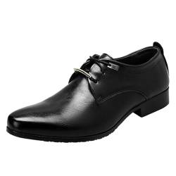 Generisch Herren Anzugschuhe Schnürhalbschuhe Klassischer Business Derby Oxford Hochzeit Schuhe Schnürschuh Lederschuhe Anzugsschuhe Braune Lederschuhe Herren von Generisch