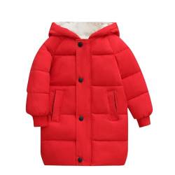 Generisch Kinder Mantel Mädchen Daunenjacken Einfarbig Steppjacke Warm Wintermantel Outdoorjacke Classic Tops Casual Thermojacke Klamotten Bekleidung Angebote Des Tages Heute Rot, 8 Jahre von Generisch