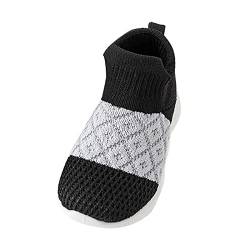 Generisch Kinderschuhe Mode Dicke Sohlen Atmungsaktive Turnschuhe Baby Kleinkind Schuhe Mesh Kinder Einfarbige Schuhe Weiche Sohlen Kleinkindschuhe Mädchenschuhe 31 (Black, 20.5 Infant) von Generisch