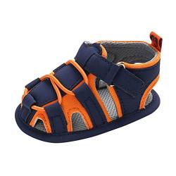 Generisch Prewalker Schuhe Sandalen Kleinkind Baby Multicolor Baby -Slip Walking Baby Schuhe Hausschuhe Baby 24 (Orange, 12 尺码3) von Generisch