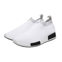 Generisch Schuhe Herren Sneaker Laufschuhe Turnschuhe Sportschuhe Herren Laufschuhe Gym Schuhe Herren Sneaker Freizeitschuhe Sport Shoes Herren Turnschuhe Weiß Herren Laufschuhe Weiß von Generisch