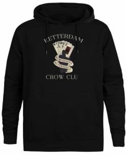 Generisch Six of Crows Ketterdam Crow Schwarzer Kapuzenpullover Unisex Hoodie von Generisch