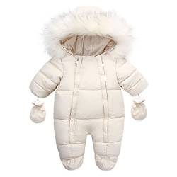 Generisch Snowsuits for Baby Girls Clothing Set Winter Children 2 Pieces Down Jacket Coat with Snow Dungarees Bib Trousers Boys Girls Ski Suit Clothing Winterjacke Neugeborenen Winter Winterkleidung von Generisch