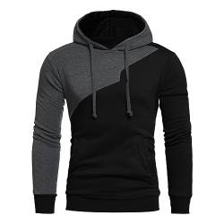 Generisch Sweatshirt Herren Mit Kapuze Sweatshirt Herren Hoodie Herren Mit Taschen Sport Pullover Herren Bedruckt Modische Freizeit Herren Sweatshirt Langarm Jogginganzug Herren Streetwear Hoodie von Generisch