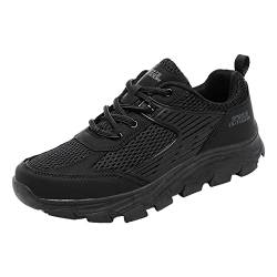 Generisch Turnschuhe Damen Herren Laufschuhe Sportschuhe Sneaker rutschfeste Gummisohlen für Gehen Laufen Schuhe Herren Sneaker Hallenschuhe Fußball Sportschuhe Männer Weiß Trainingsschuhe von Generisch