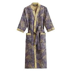 Generisch bademantel herren lang kuschelig bathrobe herren long bademantel männer mit kapuze warmer hausanzug herren xxl bademantel extra lang mit kapuze morgenmantel herren mit reißverschluss von Generisch