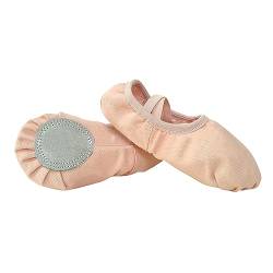 Halbschuhe Mädchen 34 Ballettschuhe für Mädchen, Kleinkind-Ballettpantoffeln, weiches, Tanzschuhe für/kleines Kind/großes Kind Schuhe Damen 37 (Pink, 35.5 Big Kids) von Generisch