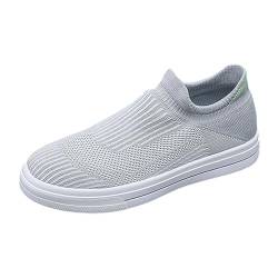 Herren Schuhe Schwarz Laufsportschuhe Slip On Schuhe Freizeitschuhe rutschfest Fitnessschuhe Sportschuhe Tennisschuhe Walkingschuhe Bequem Atmungsaktive Leichtgewichts Turnschuhe Trekkingschuhe von Generisch