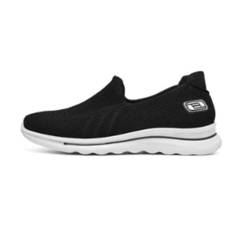 Herren Sneaker Schwarz Schuhe Herren Modische Herren-Sportschuhe für Frühjahr und, Flache Unterseite, leichtes, atmungsaktives Mesh, zum Fussballschuhe Herren Herren Laufschuhe Slipper (Black, 39) von Generisch