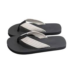 Herren Sommer Strand Atmungsaktive Schuhe Sandalen Home Slipper Flip Flops Flache Schuhe Teenager Sandalen, weiß, 7.5 UK 3X-Narrow von Generisch