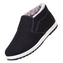 Herren Winterschuhe Fleece Gefüttert Winterstiefel Herren Warm Schneestiefel Herren Rutschfesten Schneeschuhe Herren Winterboots Freizeitschuhe Boots Outdoor Wanderschuhe Für Herren von Generisch