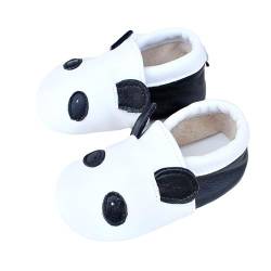 Krabbelschuhe Baby Schuhe Baby 12-18 Monate Lauflernschuhe Lederpuschen Baby Hausschuhe Kinder Junge Mädchen Weiche Leder Babyschuhe mit Rutschfesten Wildledersohlen Geschenk Geburt Taufe von Generisch