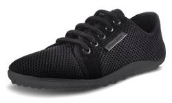 L E G U A N O - AKTIV - extra atmungsaktiver Herren und Damen Allround Barfußschuh/Sneaker aus leichtem Mesh Material (Schwarz, EU Schuhgrößensystem, Erwachsene, Numerisch, M, 44) von Generisch