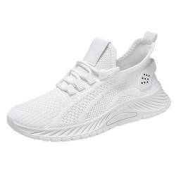 MäDchen Absatzschuhe Damen Hallenschuhe Damen Damen-Frühling/, einfarbig, atmungsaktives Mesh, modische Freizeit-Sportschuhe Schuhe Damen Ballerina Damen Damen Espadrilles (White, 38) von Generisch