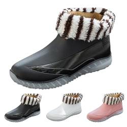 Regenstiefel Rutschfest Gummistiefel Kurz Damen Warme Regenschuhe Leichte Gummistiefel Kinder Bequeme Gartenschuhe Modische Studentenarbeitsstiefel zum Angeln 35-39 von Generisch