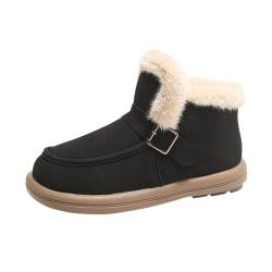 Schneestiefel Damen Gefüttert Wasserdicht Winterschuhe Gefüttert Damen Snowboot Winterschuhe Damen Stiefeletten Snowboot Damen Gummistiefel Damen Gefüttert Wasserdicht von Generisch