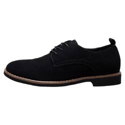 Schuhe Herren Laufschuhe Pantoffeln Herren Modische Herren-Sportschuhe für Frühjahr und, Flache Unterseite, leichtes, atmungsaktives Mesh, zum Fussballschuhe Herren Herren Sneaker Sandale (Black, 46) von Generisch