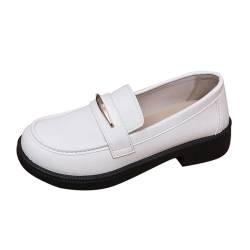 Ultraleicht Leinenschuhe Damen Damen Espadrilles Damen Frühling und Weiches Bequeme Pendlerschuhe mit niedrigem Absatz Arbeitskleidung Weiche Sohle OrthopäDische Pantoletten Damen (White, 38) von Generisch