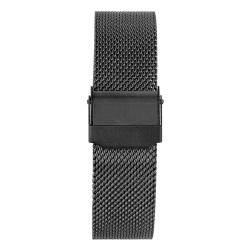 Universelles Uhrenarmband Aus Metall 10mm – 22mm Bandanstoßbreite Milan-Uhrenarmband Schnellverschluss Passend für 98% Aller Herkömmlichen Uhren Und Smartwatches(Black,14MM) von Generisch