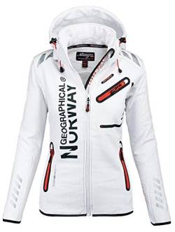 Geographical Norway 92W5 Reine Lady Damen Softshell Jacke Weiß Gr. L von Geographical Norway