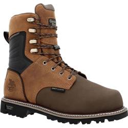 Brute Herren Arbeitsstiefel aus Verbundmaterial, wasserdicht, Braun, 11.5 von Georgia Boot