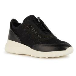 Geox Mädchen D Alleniee C Sneaker, Schwarz, 40 EU von Geox