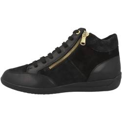 Geox D Myria B Sneaker, Black, 39 EU von Geox