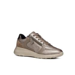 Geox Damen D ALLENIEE B Sneaker, Taupe, 38 EU von Geox