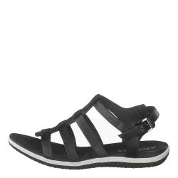 Geox Mädchen Vega Sandalen, Schwarz, 39 EU von Geox