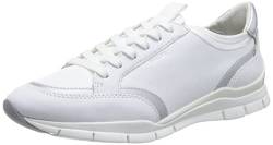 Geox Damen D Sukie Sneaker, White, 37 EU von Geox