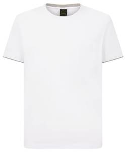 Geox Men's M Pocket R/N T-Shirt, Optical White, XL von Geox