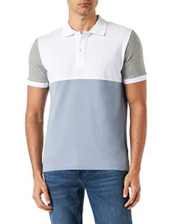 Geox Men's M Polo Shirt, Faded Denim/Optical, M von Geox