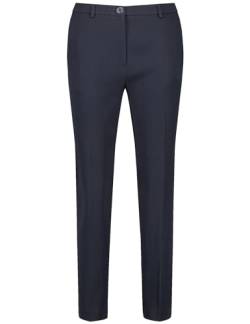 Gerry Weber Damen Elegante 7/8 Hose unifarben 7/8 Länge navy 36 von Gerry Weber