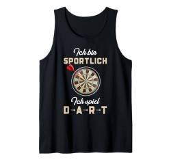 Dart Lustig Herren Männer Darter Darts Dartspieler Spruch Tank Top von Geschenk für Dartspieler Dart Zubehör