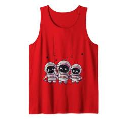 Astronaut Katze Kawaii Weltraum Katze Süße Galaxie Katze Tank Top von Geschenk für Katzenliebhaber Katze im Raumanzug