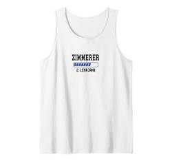 Herren Ausbildung Zimmerer 2. Lehrjahr Zimmererausbildung Tank Top von Geschenke zur Ausbildung Zimmerer für Lehre