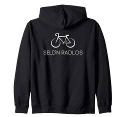 Seld´n Radlos Motiv für jeden Radfahrer, E-Biker, Rennrad. Kapuzenjacke von Geschenkidee für alle die selten mal radlos sind.