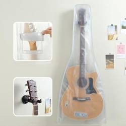 Wasserdichte Gitarren-Schutzhülle, transparentes PVC-Material, Wanddisplay (für Akustikgitarre) von Getdoublerich