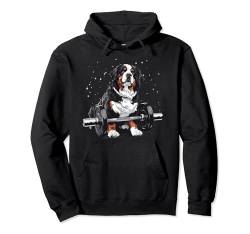 Pumpen Gewicht Heben Bernese Mountain Dog Pullover Hoodie von Gewichtheber Geschenke für Männer und Frauen Hund
